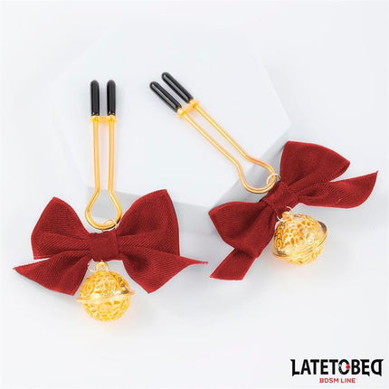nipple clamps with Bow