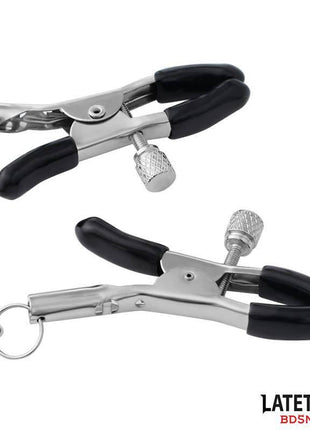 Nipple clamps with Chain - Slut
