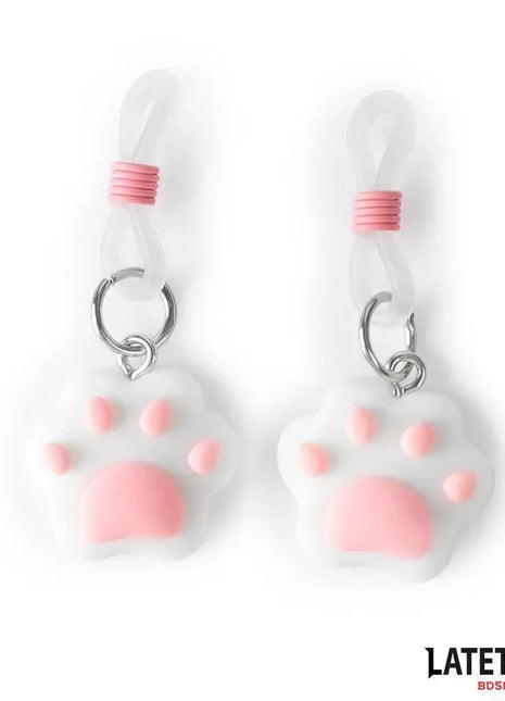 Nipple clamps with Kitty Paw