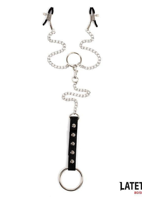 Nipple Clamps With Penis Ring