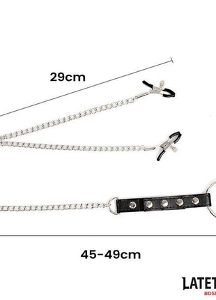 Nipple Clamps With Penis Ring