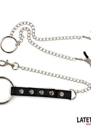 Nipple Clamps With Penis Ring