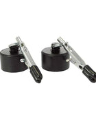 Nipple clamps with 100 gram weights for sensory stimulation