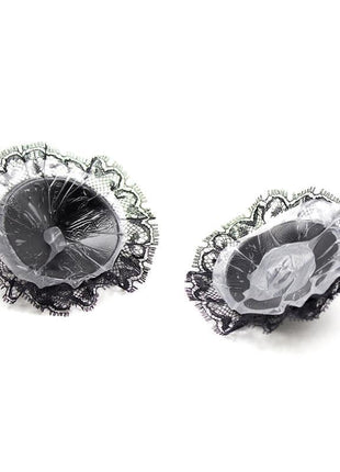 Nipple Covers with Lace Black