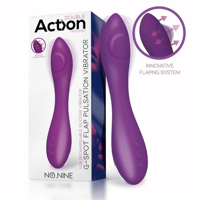 No. Nine G-Spot Vibrator with flap function, magnetic USB charging, and body-safe silicone for targeted stimulation
