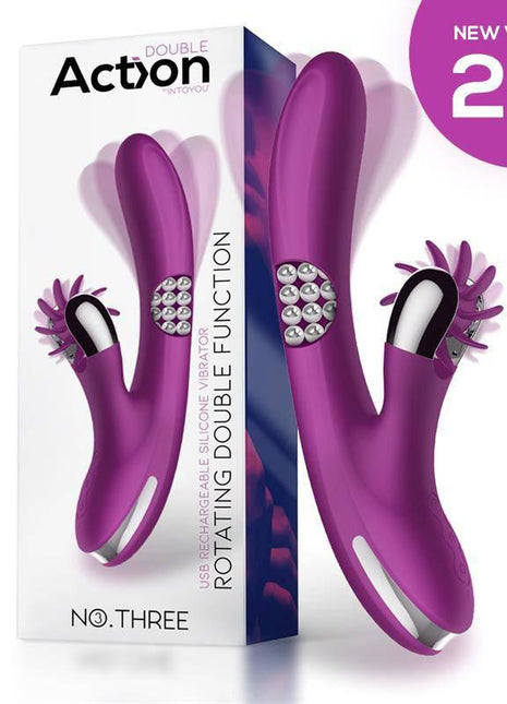No. Three Rotator with Rotating Balls 360º and Stimulating Wheel