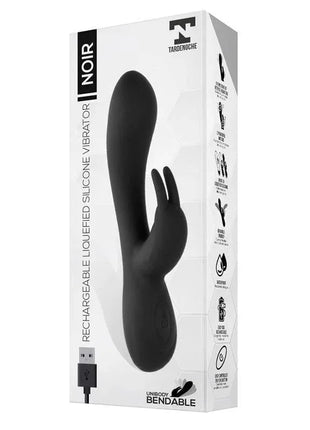Noir Vibe Injected Liquid Silicone 2 Motors USB