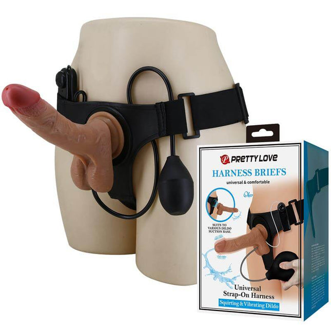Oher Stra-On with Vibration and Squirt Dildo