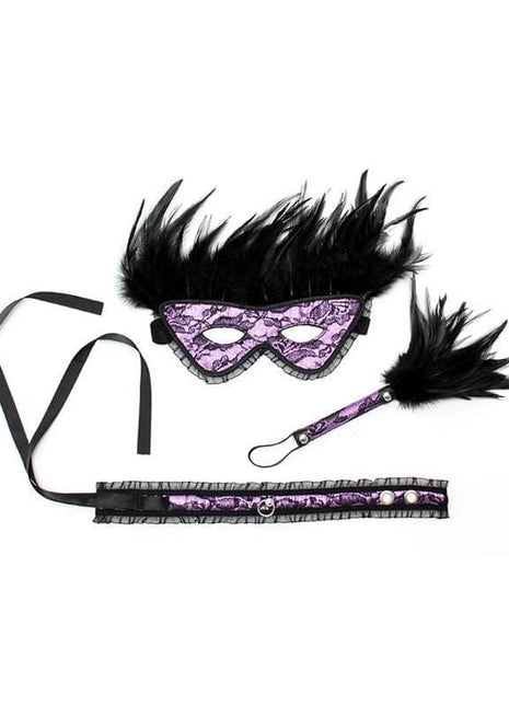 Pack 3 Pieces Dominiset de Lujo Purple