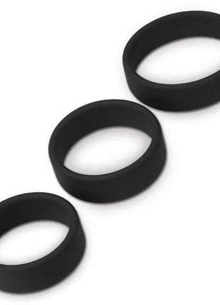Pack of 3 Penis Ring Power Ring Black
