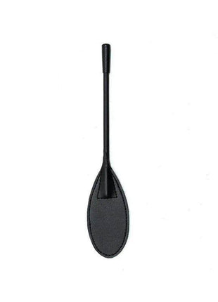 Paddle Spoon Shaped 28 cm, black matte spoon with a long narrow handle and broad oval paddle head