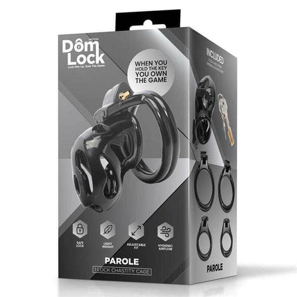 Parole Chastity Cage with Lock for Submission