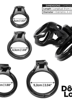 Parole Chastity Cage with Lock for Submission