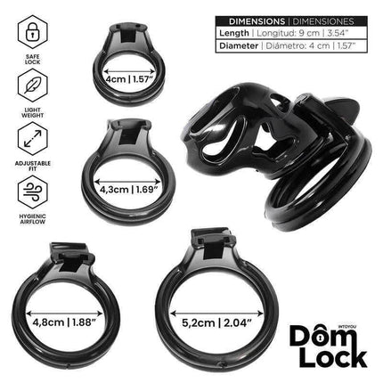 Parole Chastity Cage with Lock for Submission