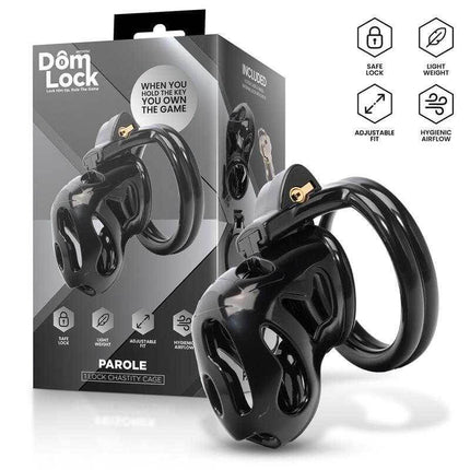 Parole Chastity Cage with Lock for Submission
