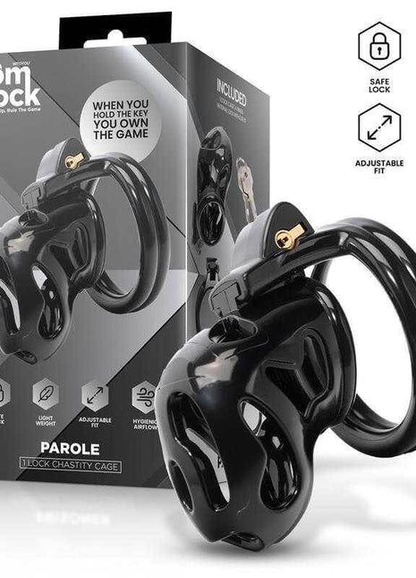 Parole Chastity Cage with Lock for Submission