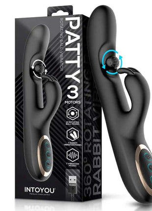 Patty Vibrator with Rotating Ball