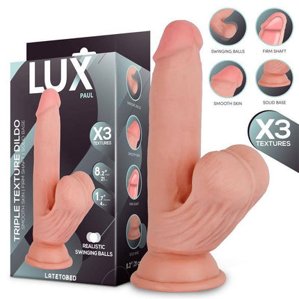 Triple Density Dildo with Swinging Balls 8.2 Paul