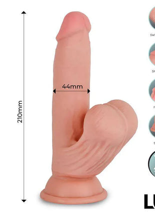 Triple Density Dildo with Swinging Balls 8.2 Paul