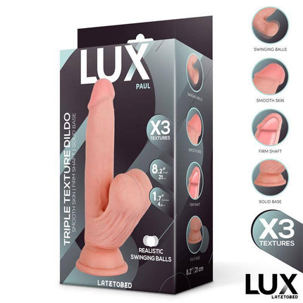 Triple Density Dildo with Swinging Balls 8.2 Paul