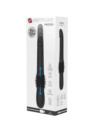 Pazuzu Thrusting Vibe USB silicone adult toy with ergonomic design and multiple thrusting modes