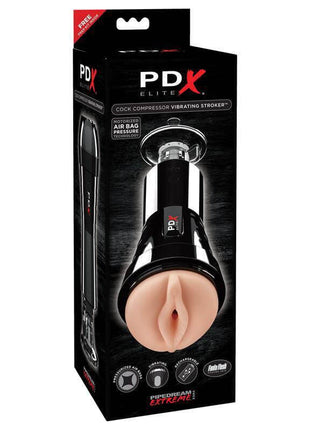 PDX Elite Cock Compressor Vibrating Stroker