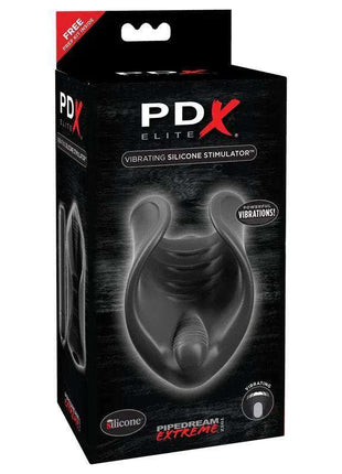 PDX Elite vibrating silicone stimulator body-safe waterproof toy