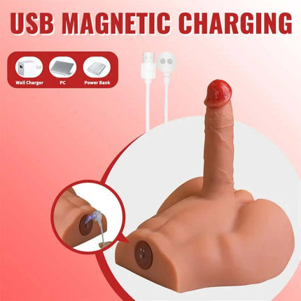 Peel Dildo and Ass with Thrusting and Vibration Masturbator 2.7 KG