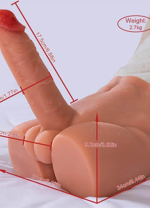Peel Dildo and Ass with Thrusting and Vibration Masturbator 2.7 KG