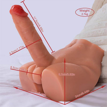 Peel Dildo and Ass with Thrusting and Vibration Masturbator 2.7 KG