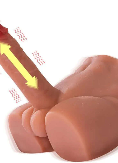 Peel Dildo and Ass with Thrusting and Vibration Masturbator 2.7 KG