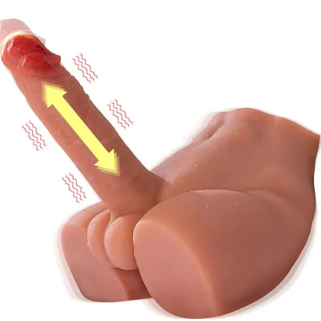 Peel Dildo and Ass with Thrusting and Vibration Masturbator 2.7 KG