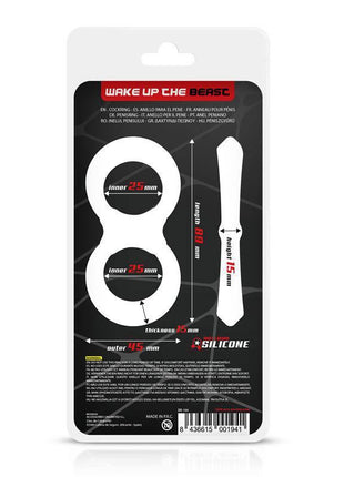 Penis and Testicles Ring Liquid Silicone 25 mm