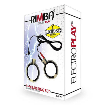 Penis Ring Set with Cable-Connected Electro Stimulation