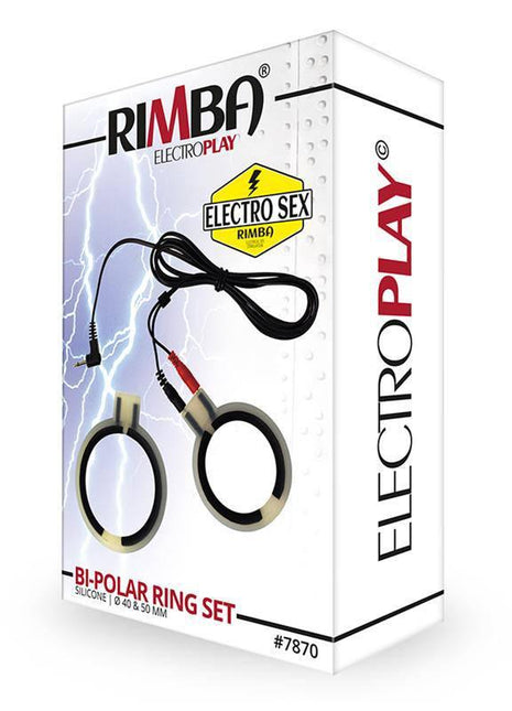 Penis Ring Set with Cable-Connected Electro Stimulation