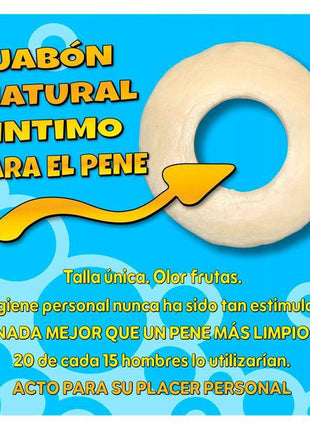 Penis Ring Shaped Soap Yellow