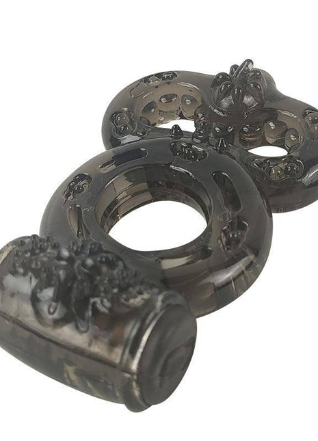 Penis Ring with Vibration Black