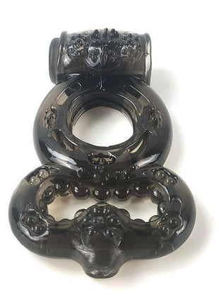 Penis Ring with Vibration Black