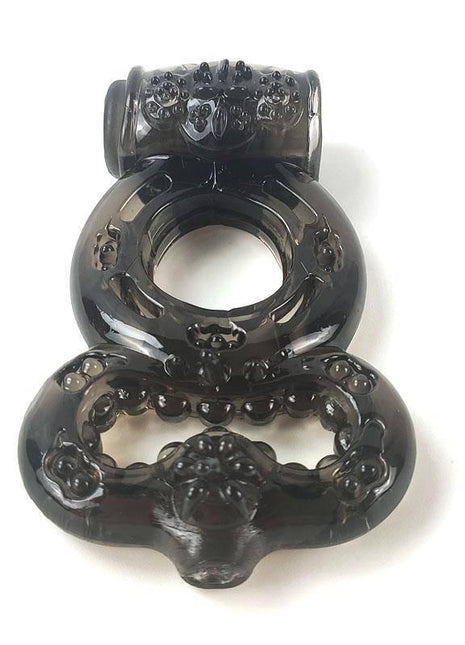 Penis Ring with Vibration Black