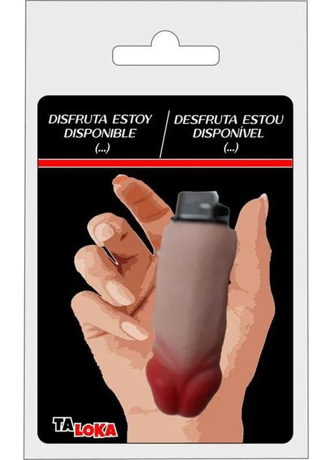 Compact USB-rechargeable penis-shaped lighter with safety ignition and durable design for novelty gift and outdoor use