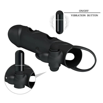 Penis Sleeve with Vibration 5.5
