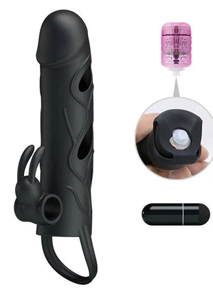 Penis Sleeve with Vibration 5.5