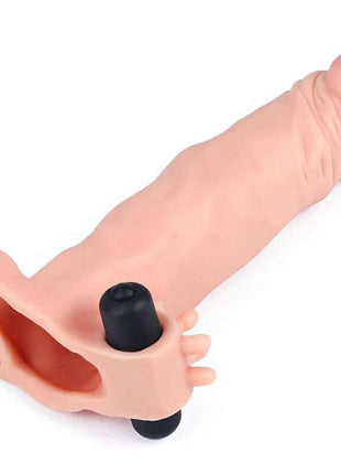 Penis Sleeve with Vibration Add 2 Pleasure X-Tender Flesh