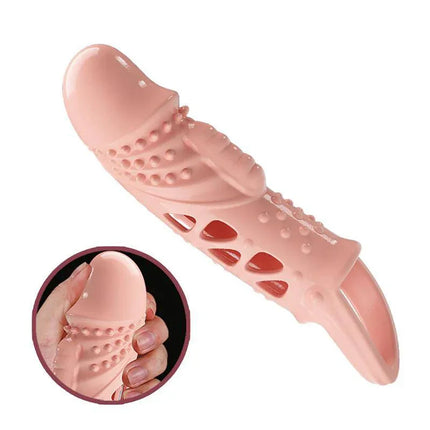 Penis sleeve with vibration 0.98in