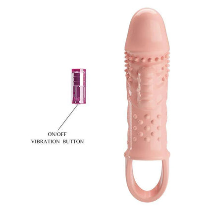 Penis sleeve with vibration 0.98in