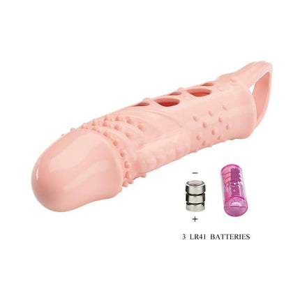 Penis sleeve with vibration 0.98in