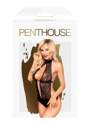 Perfect Lover Teddy Black lingerie with elegant lace accents and flattering fit