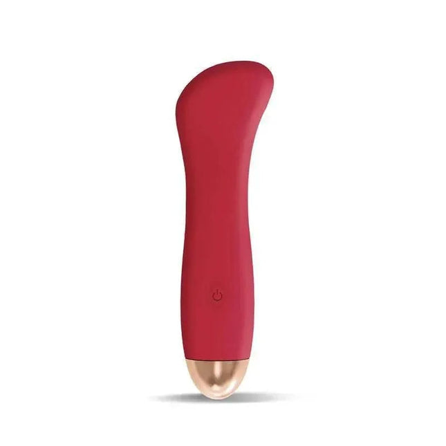 Phana Stimulator 10 Speeds rust red sleek waterproof intimate device with ergonomic design