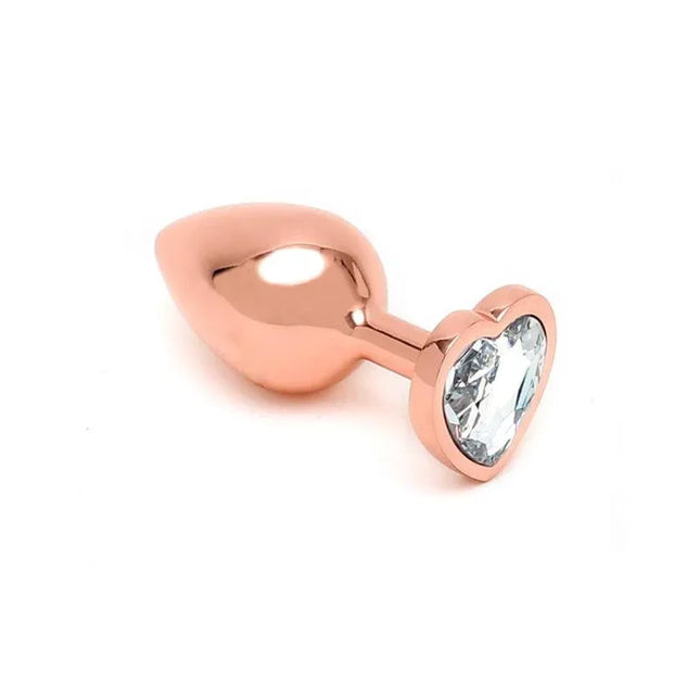 Heart Shaped Butt Plug Rose Gold