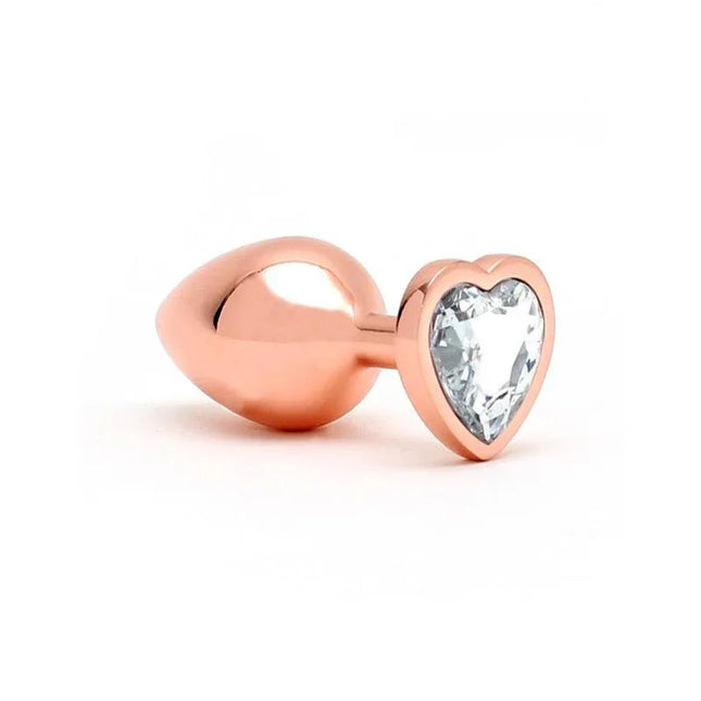 Heart Shaped Butt Plug Rose Gold